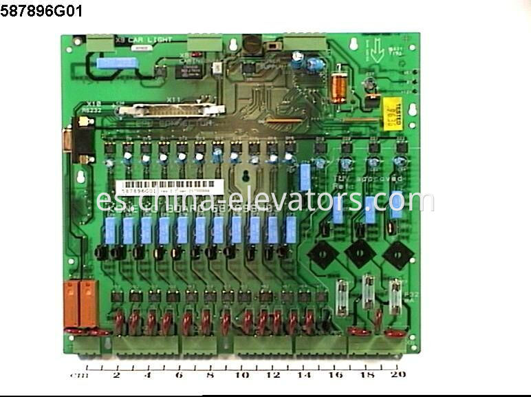 Tablero IO Kone Elevator KM587896G01 KONE Elevator IO Board KM587896G01